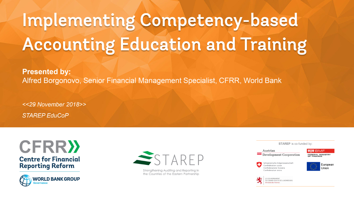 Implementing Competency-based Accounting Education and Training