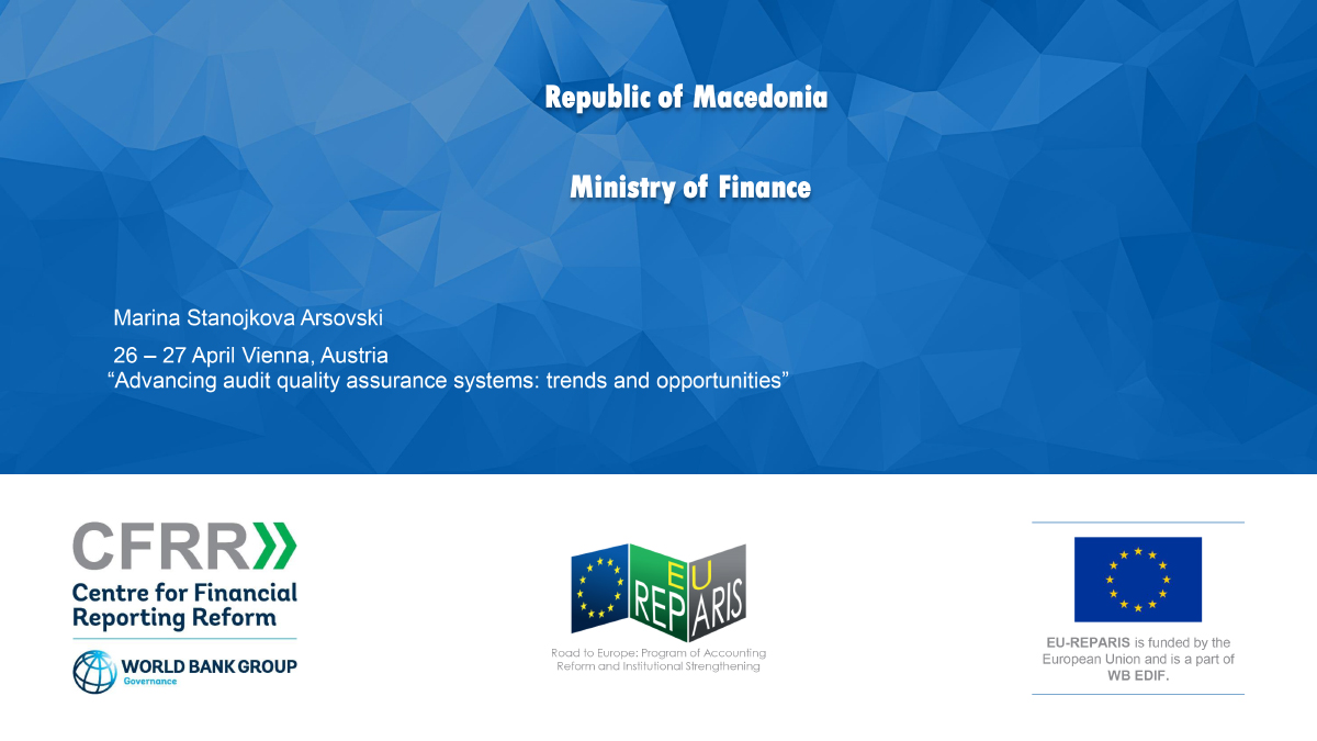 Republic of Macedonia: Ministry of Finance 