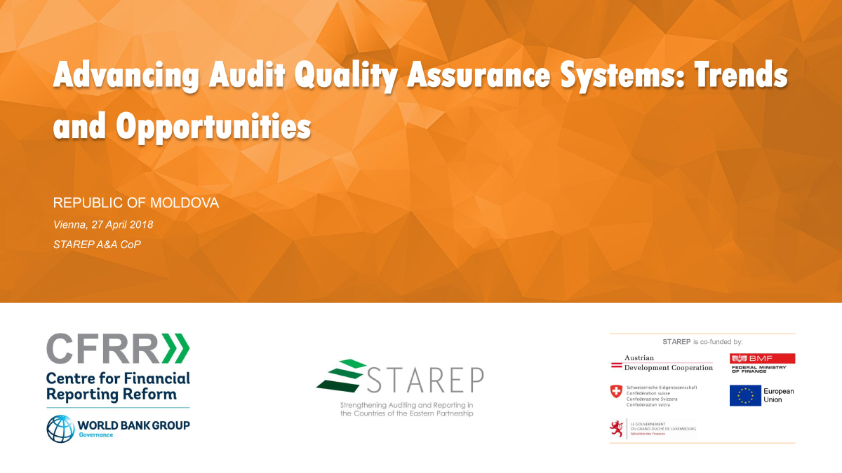 Advancing Audit Quality Assurance Systems: Trends and Opportunities - Republic of Moldova