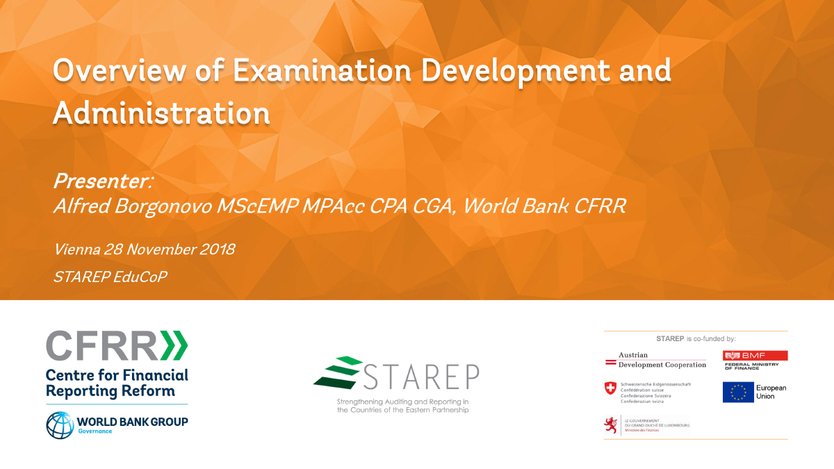 Overview of Examination Development and Administration 