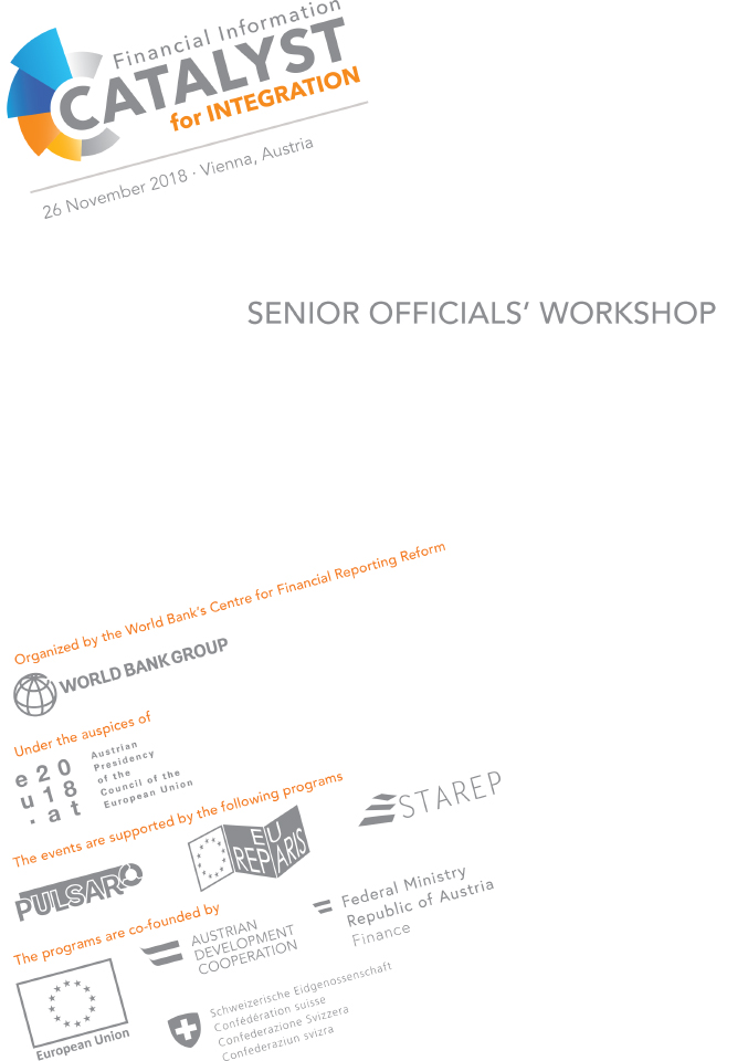 Senior Officials’ Workshop Agenda