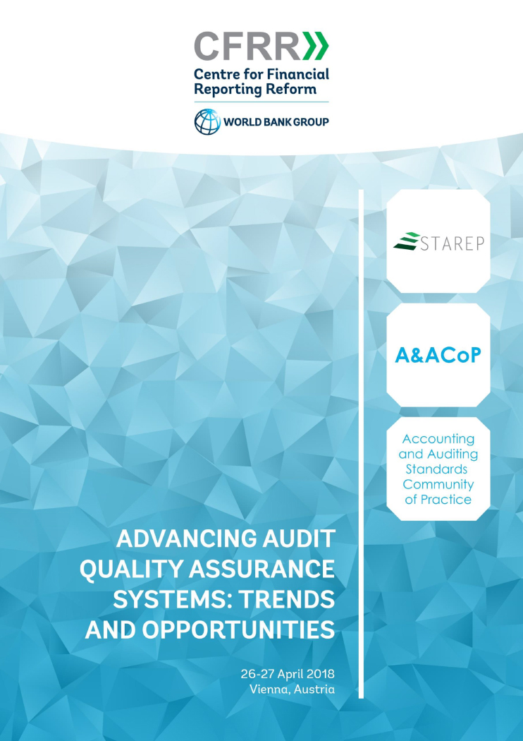 "Advancing Audit Quality Assurance Systems: Trends and Opportunities" A&ACoP Agenda