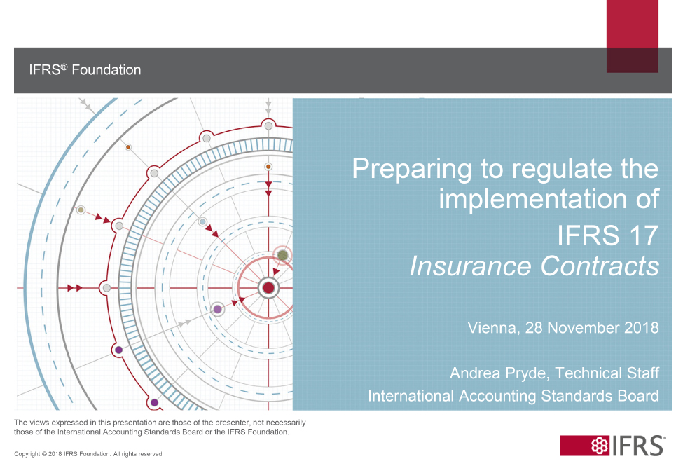 Preparing to regulate the implementation of IFRS 17: Insurance Contracts