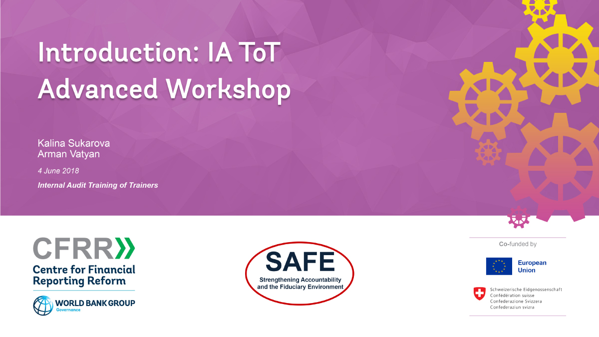 Introduction: IA ToT Advanced Workshop