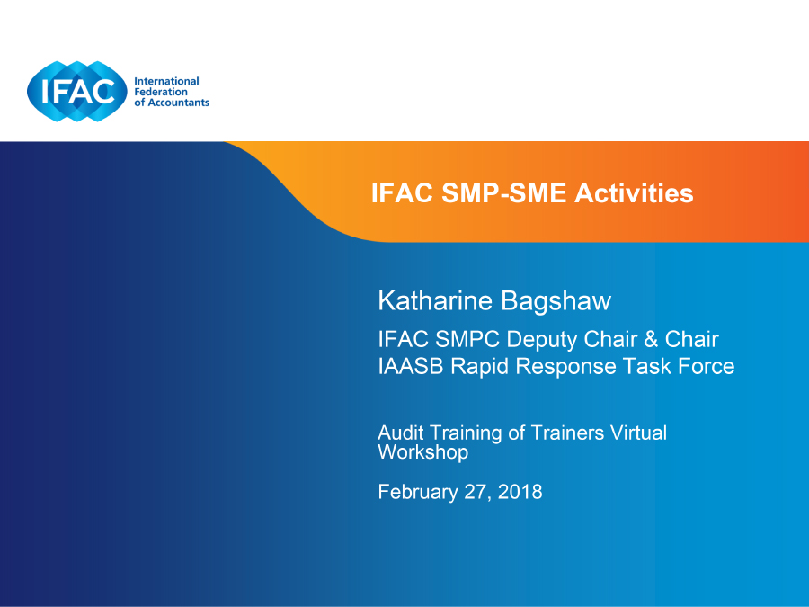 IFAC SMP - SME Activities