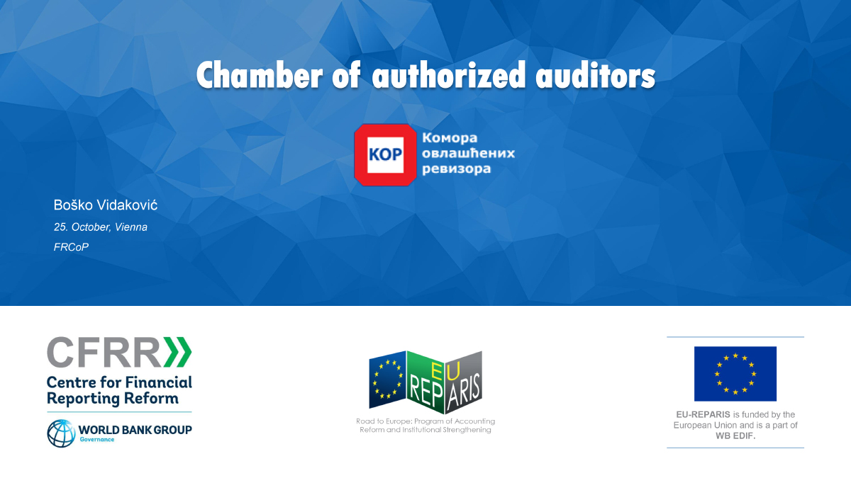 Chamber of authorized auditors
