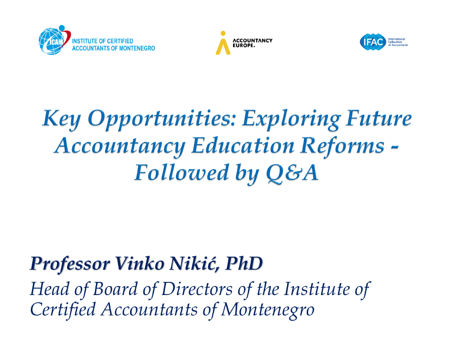 Key Opportunities: Exploring Future Accountancy Education Reforms