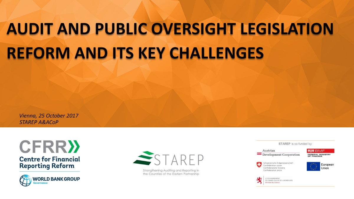 Audit and Public Oversight Legislation Reform and Its Key Challenges