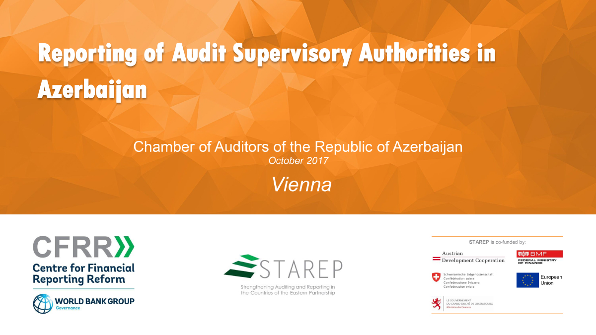 Reporting of Audit Supervisory Authorities in Azerbaijan