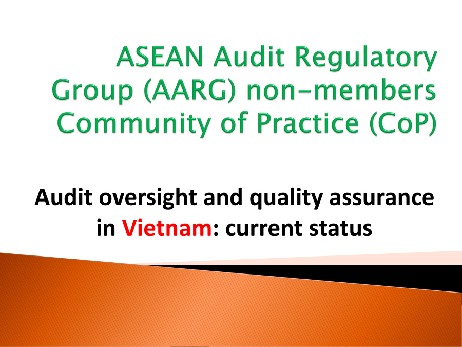 Audit oversight and quality assurance in Vietnam: current status
