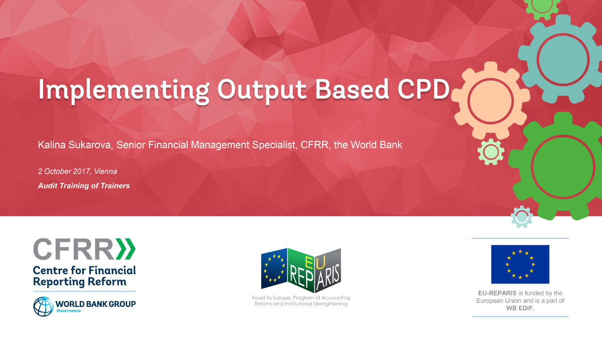 Implementing Output Based CPD