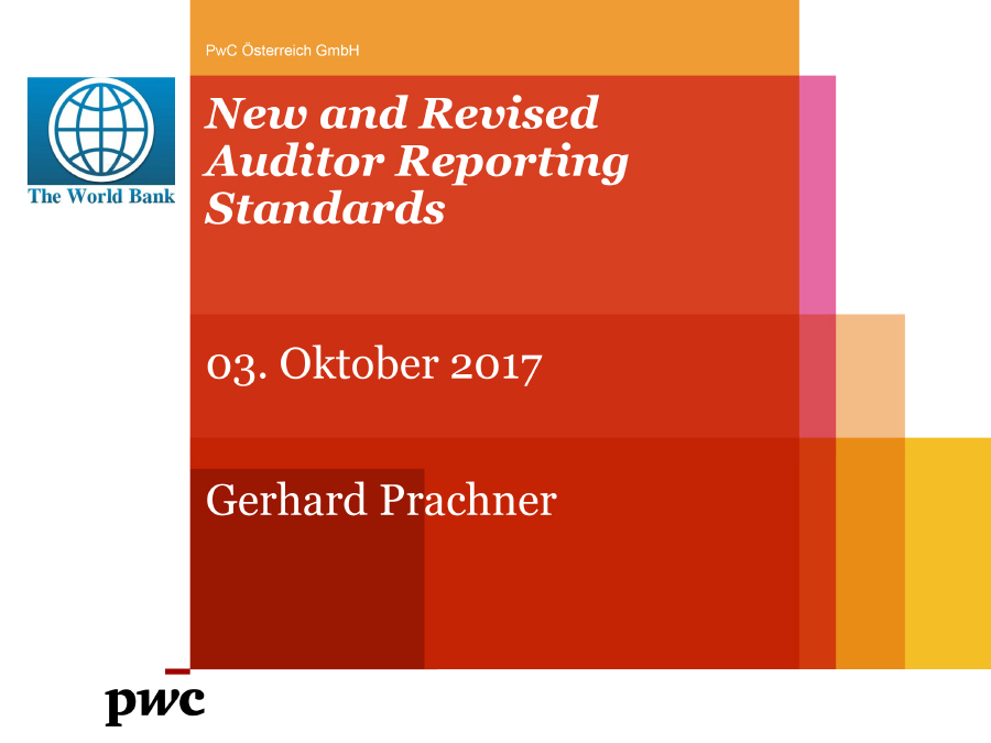 New and Revised Auditor Reporting Standards