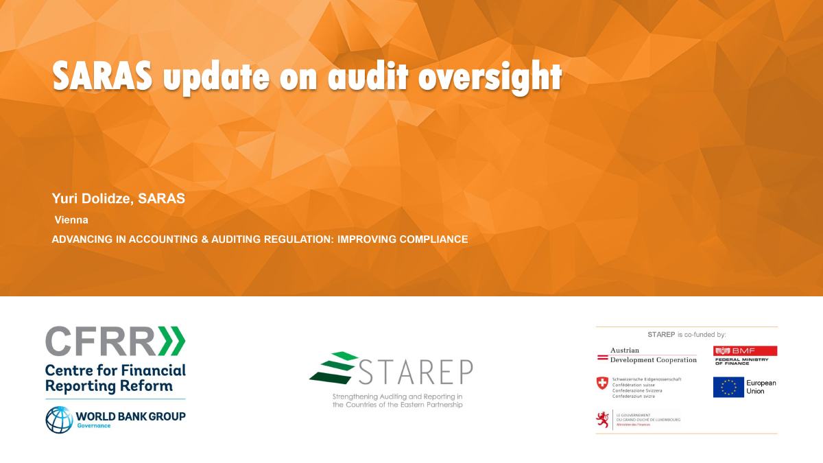 SARAS update on audit oversight