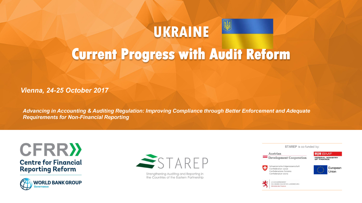 Ukraine: Current Progress with Audit Reform