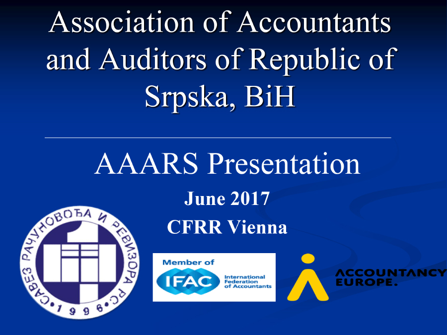 Association of Accountants and Auditorsof Republic of Srpska, BiH
