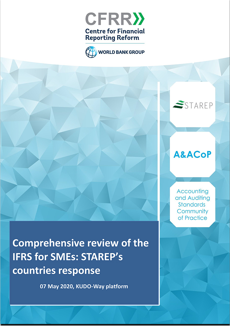 "Comprehensive review of the IFRS for SMEs: STAREP’s countries response" Agenda