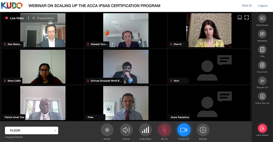 PULSAR Webinar "Scaling up the ACCA IPSAS Certification Program and Public Sector Education"