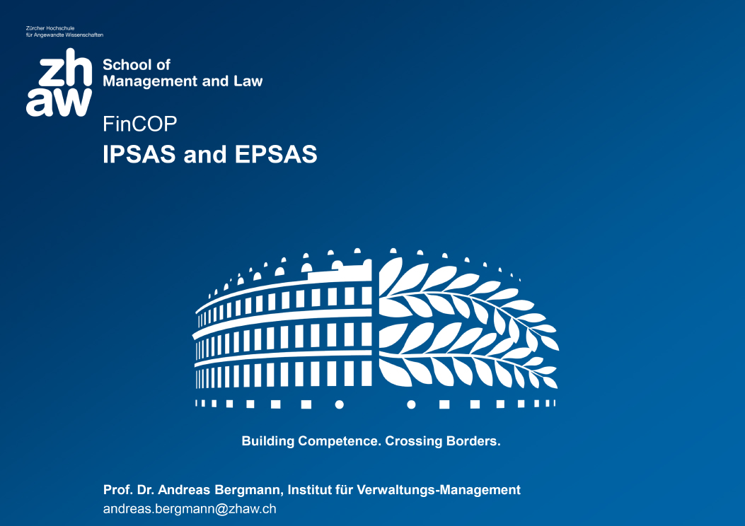 IPSAS and EPSAS 