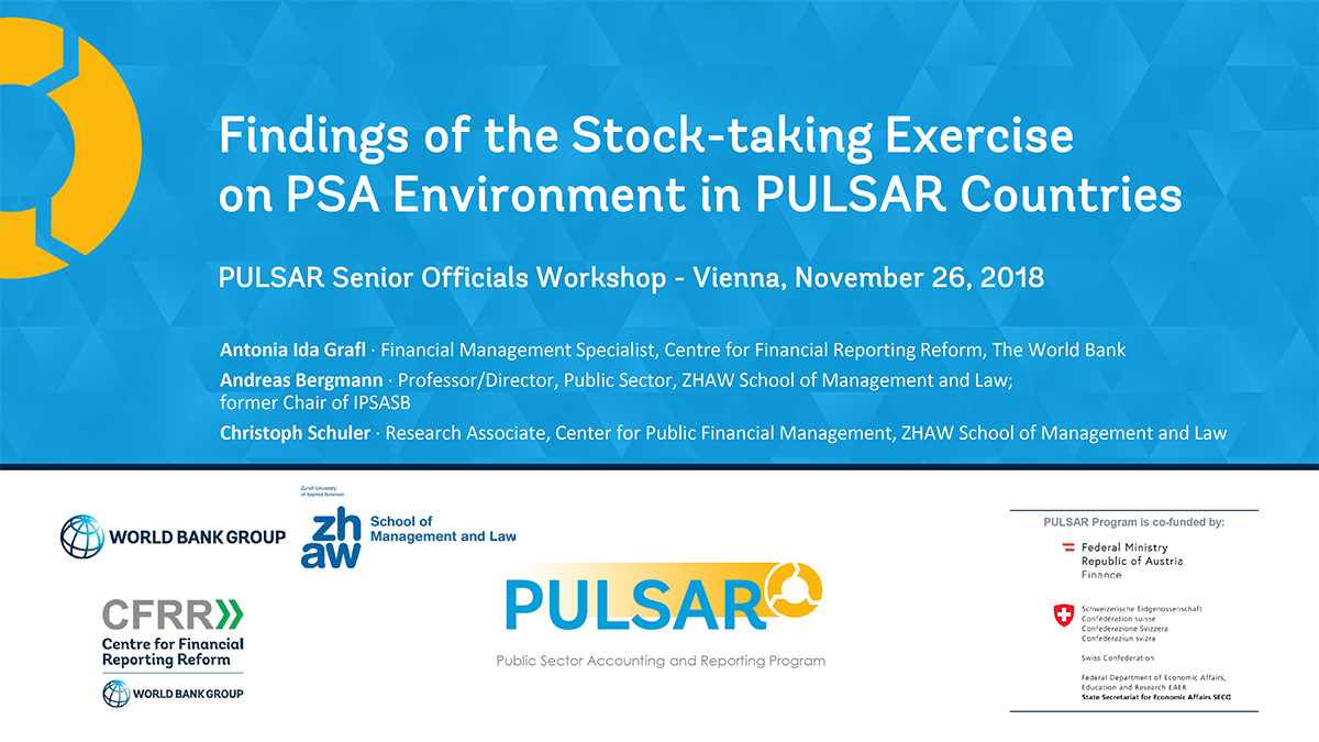 Findings of the Stocktaking Exercise on PSA Environment in PULSAR Countries