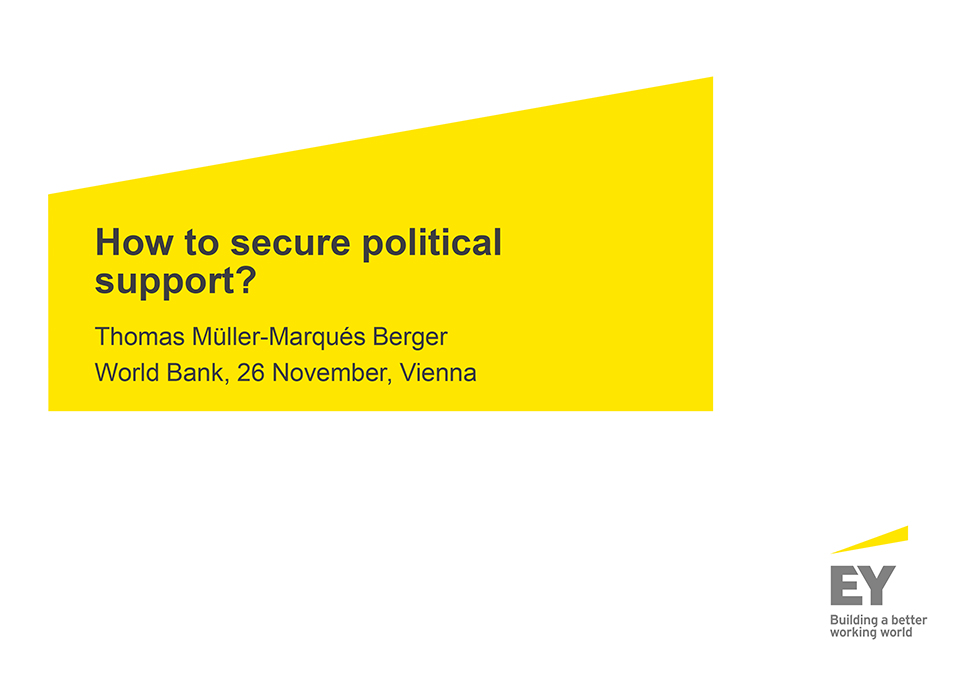 How to secure political support for Public Sector Accounting Reforms?