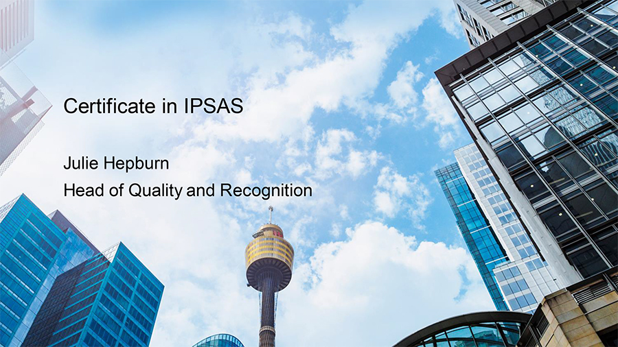 IPSAS Certification Program