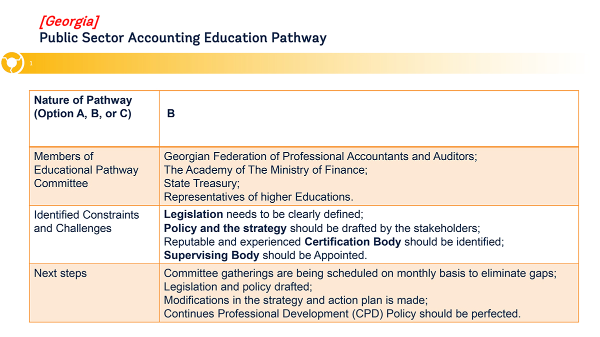 Public Sector Accounting in Georgia