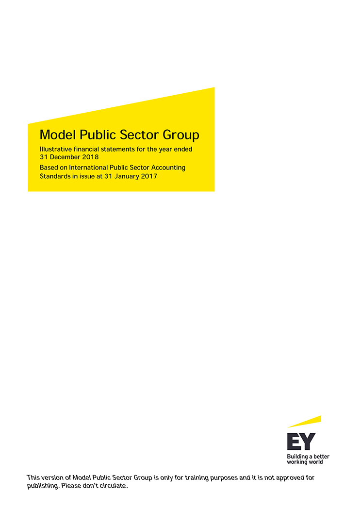 Publication of an illustrative set of consolidated financial statements for Model Public Sector Group and its controlled entities 