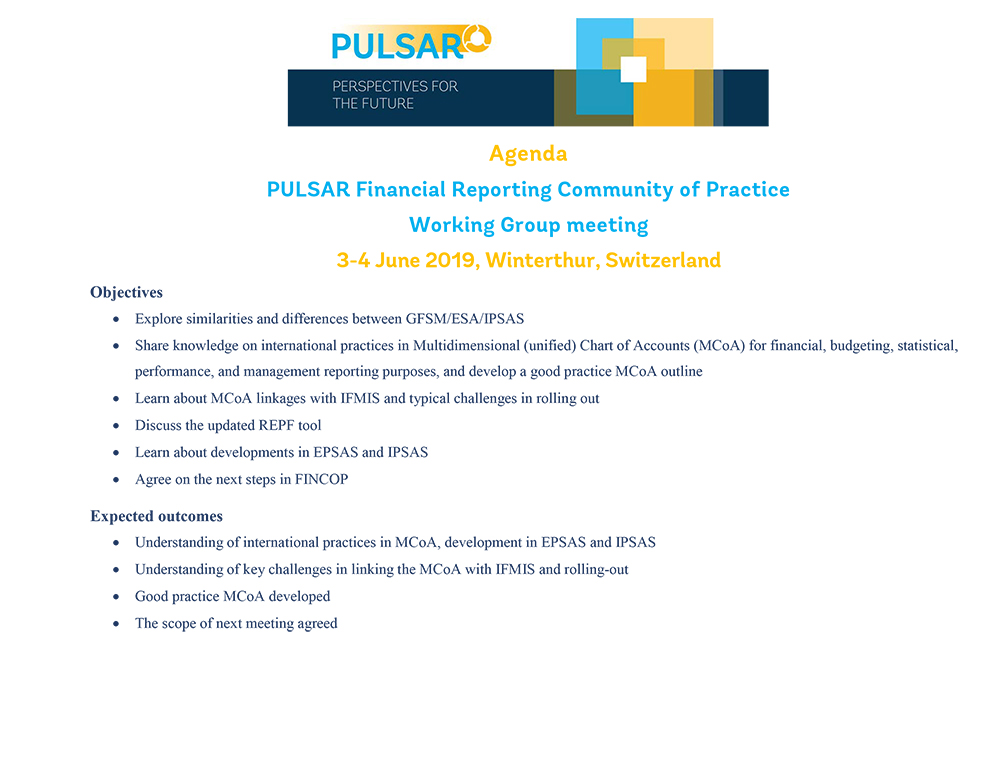 "4th PSA FinCoP Workshop" Agenda
