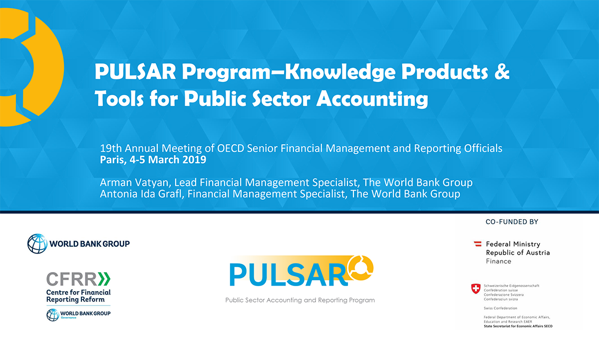 PULSAR Program – Knowledge Products & Tools for Public Sector Accounting 
