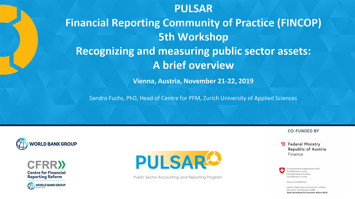 Recognizing and measuring public sector assets