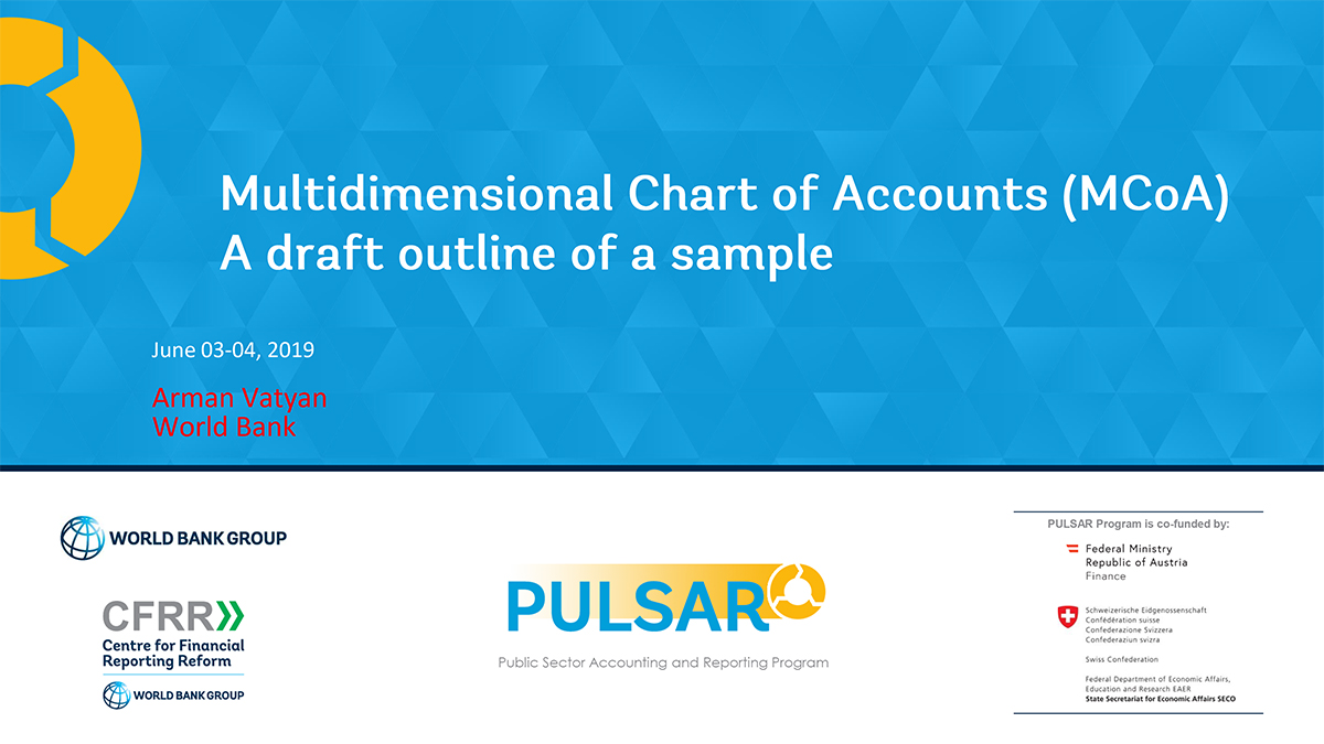 Multidimensional Chart of Accounts (MCoA) Outline