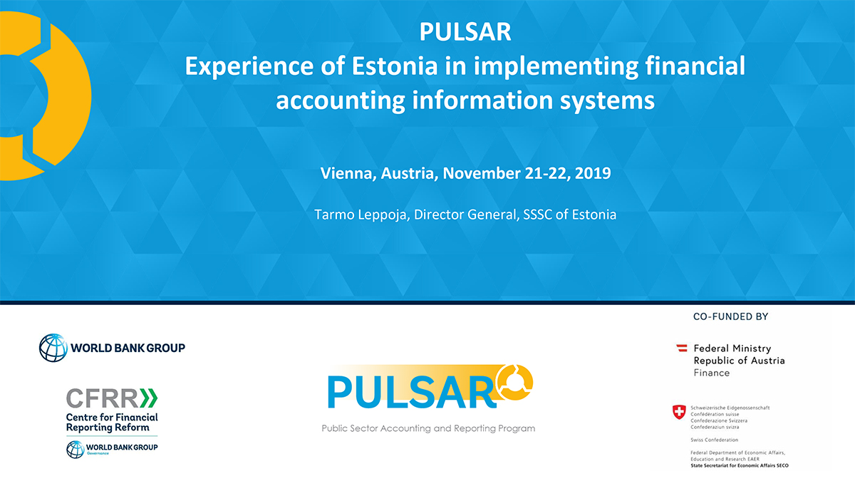 Experience of Estonia in implementing financial accounting information systems