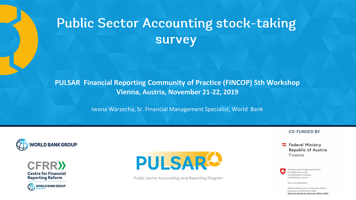 Public Sector Accounting stock-taking survey