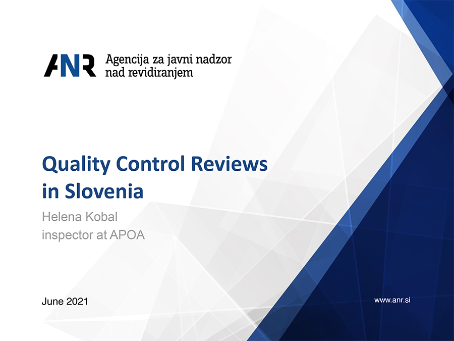 Quality Control Reviews in Slovenia (part II) 