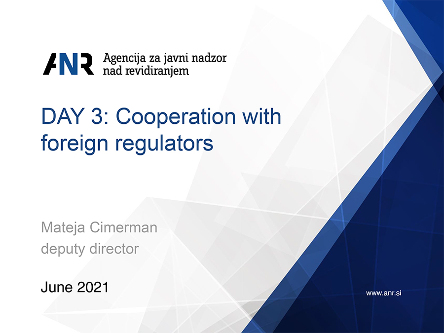Cooperation with foreign regulators 