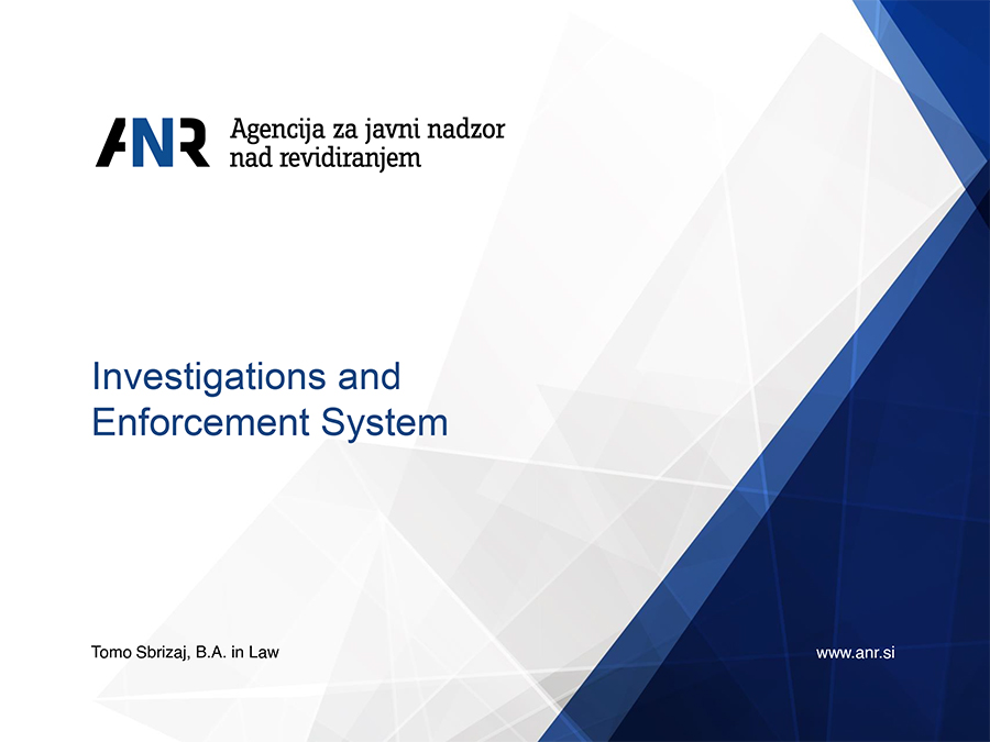 Investigations and Enforcement System 