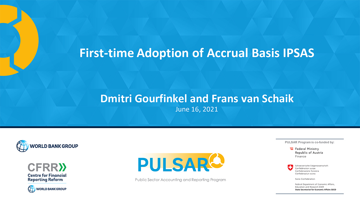 First-time Adoption of Accrual Basis IPSAS