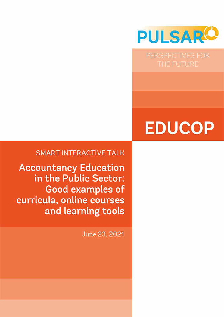 "Accountancy Education in the Public Sector: Good examples of curricula, online courses and learning tools" Agenda