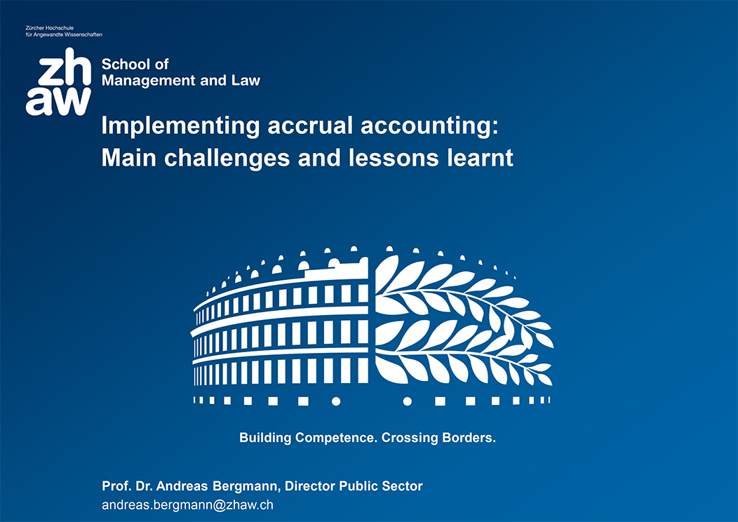 Implementing accrual accounting: Main challenges and lessons learnt