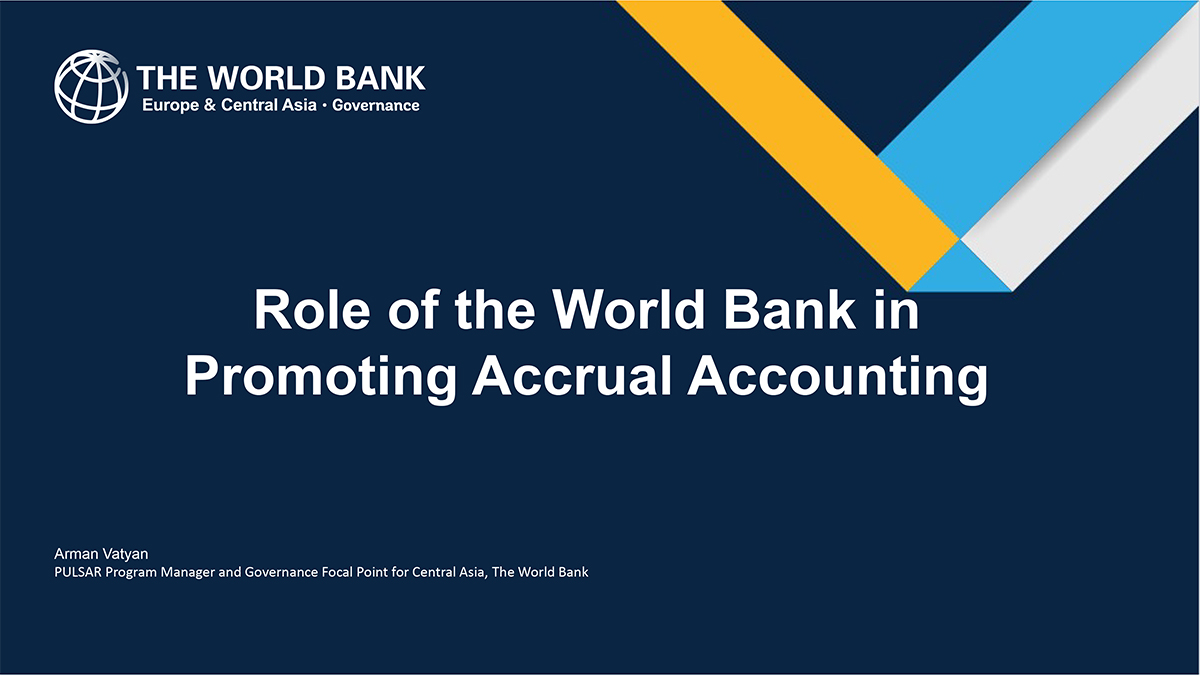 Role of the World Bank in Promoting Accrual Accounting