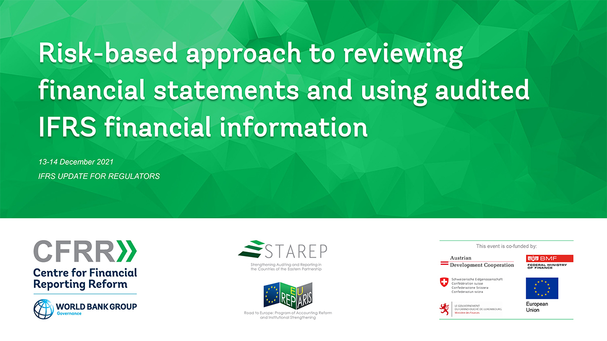 Risk-based approach to reviewing financial statements and using audited IFRS financial information