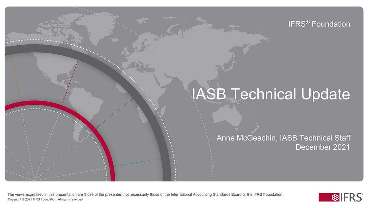 IASB Technical Update
