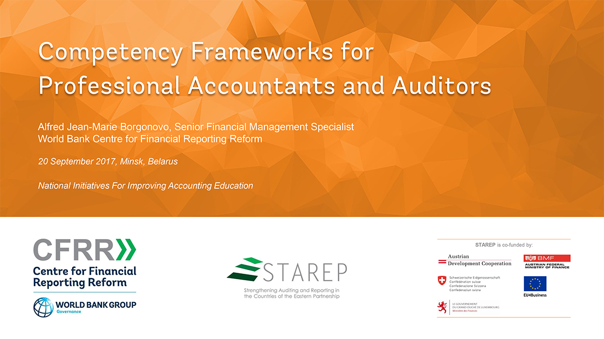 Competency Frameworks for Professional Accountants and Auditors
