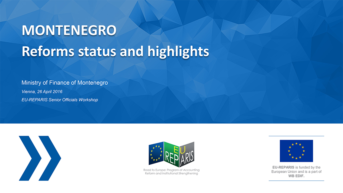 [Montenegro] Reforms status and highlights