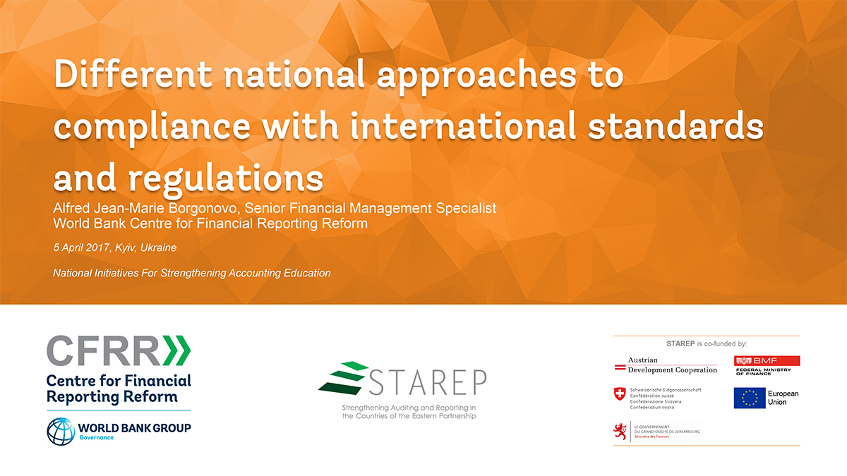 Different national approaches to compliance with international standards and regulations
