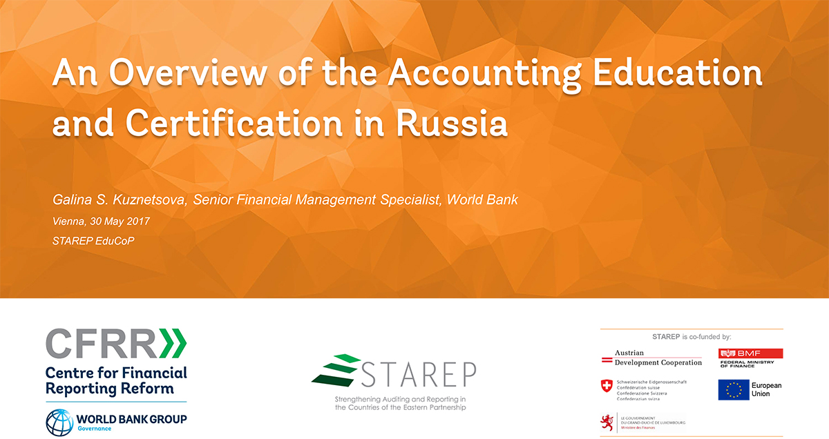 An Overview of the Accounting Education and Certification in Russia 