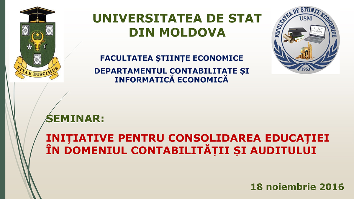 Improving accounting and auditing curricula through international accreditation: Case of the State University of Moldova