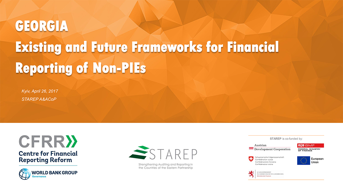 Georgia: Existing and Future Frameworks for Financial Reporting of Non-PIEs 