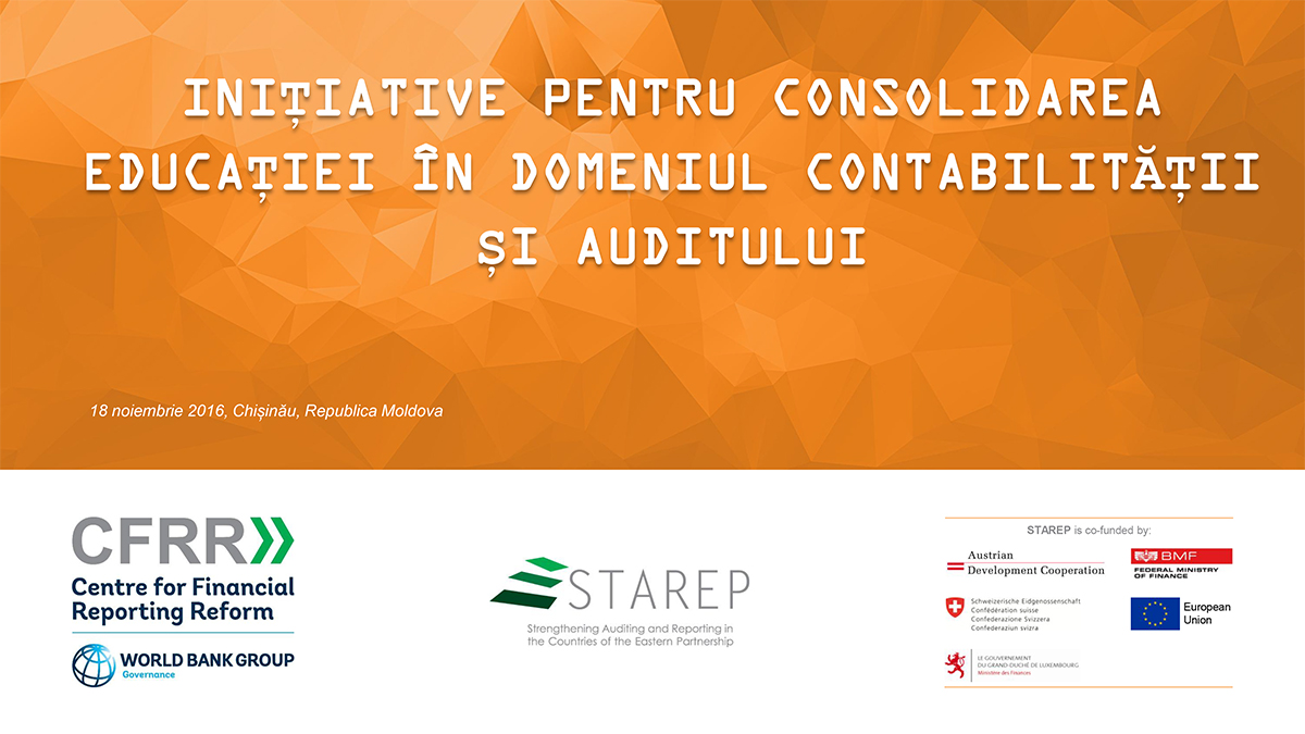 Panel: How to strengthen accounting education in Moldova at the university and professional levels