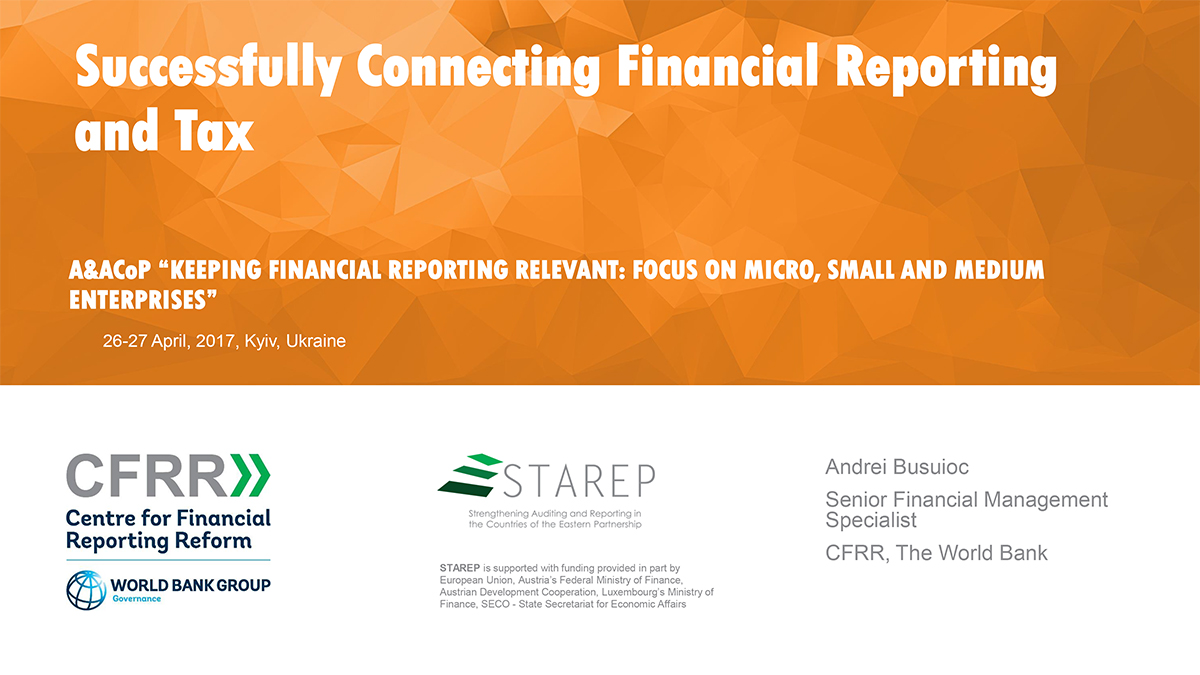 Successfully Connecting Financial Reporting and Tax